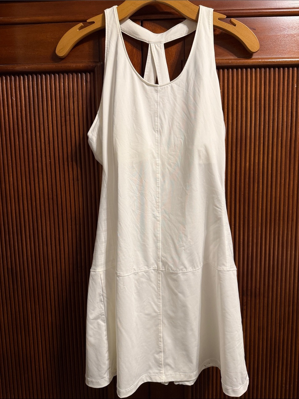 Women’s Fila White Racerback Tank Dress